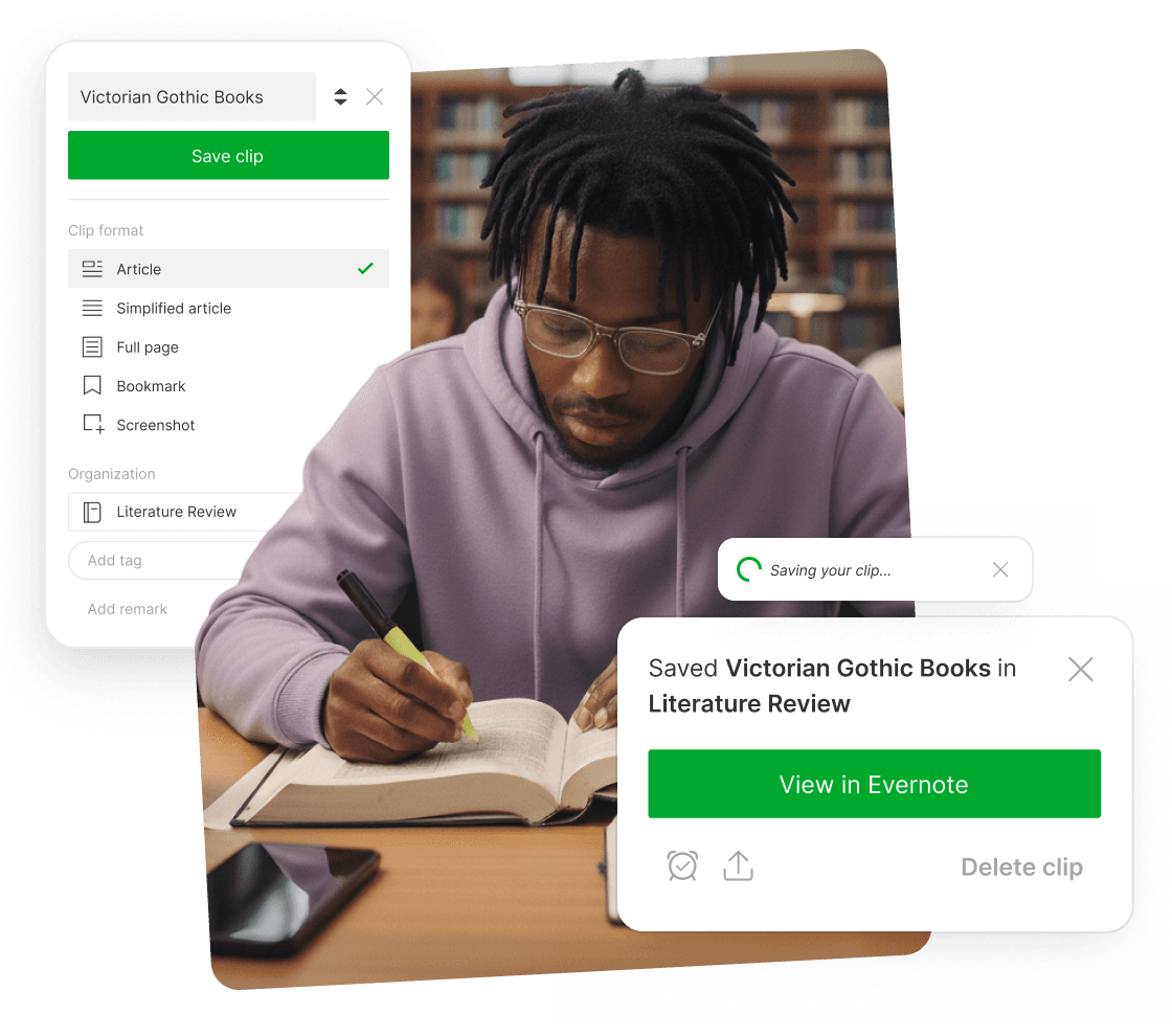 A UI rappresentation of web-clipper