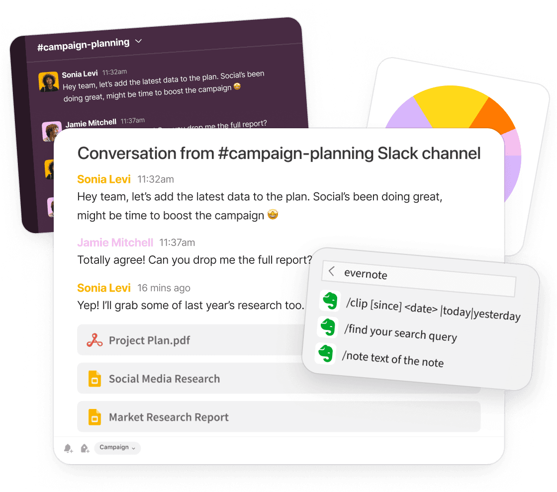 A UI rappresentation of slack-integration